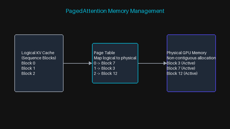 PagedAttention Memory Management